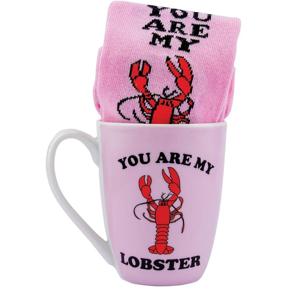 Friends Lobster Mug And Socks Gift Set